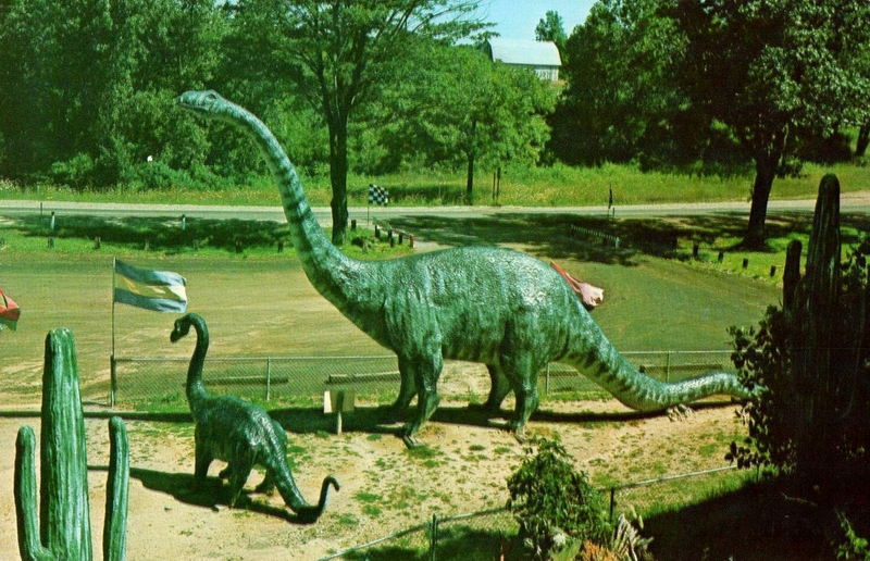 Prehistoric Forest - Vintage Postcard (newer photo)